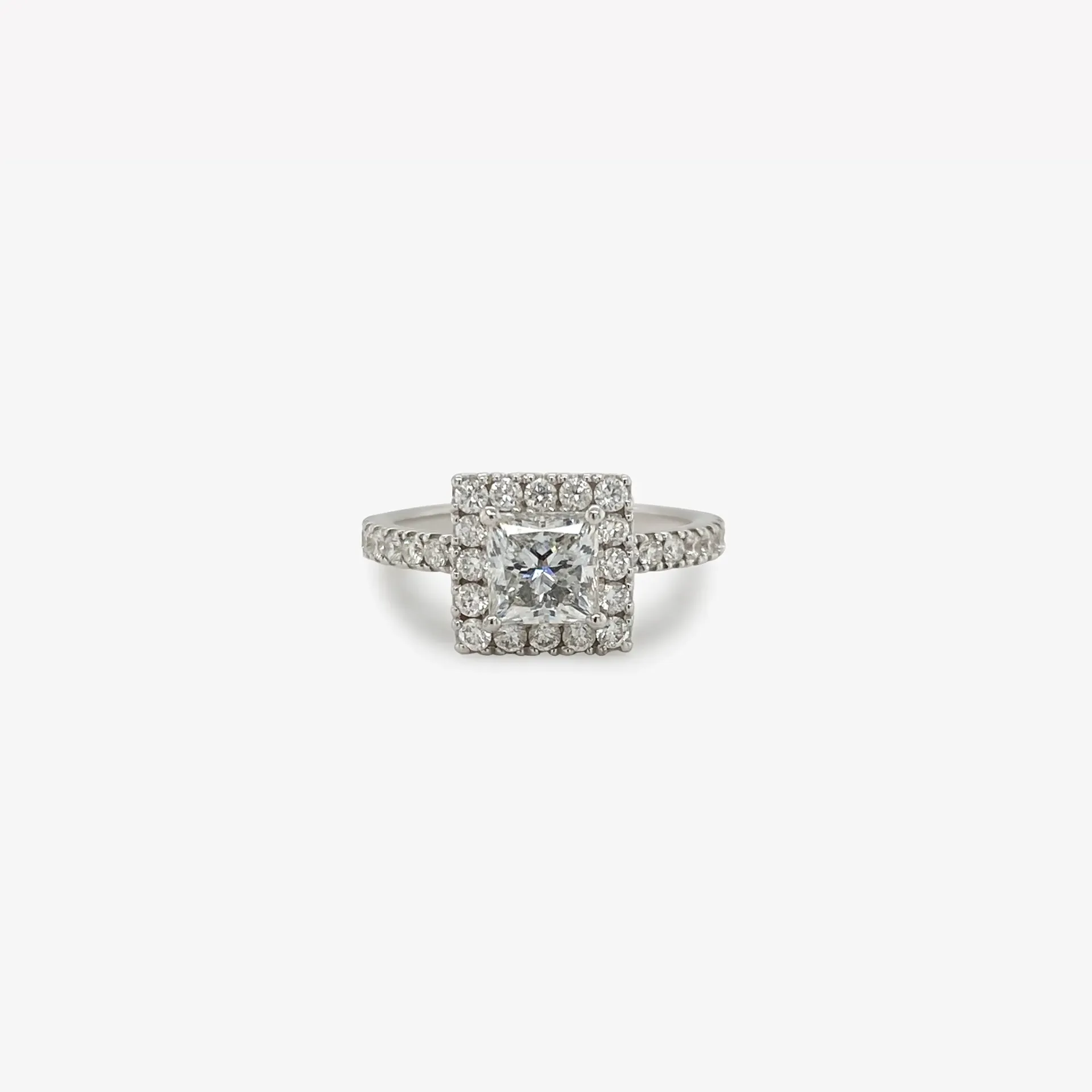 [CFDAB-R-GW-DIWIT-51-10005] Ring solitaire square modified 1.00ct 