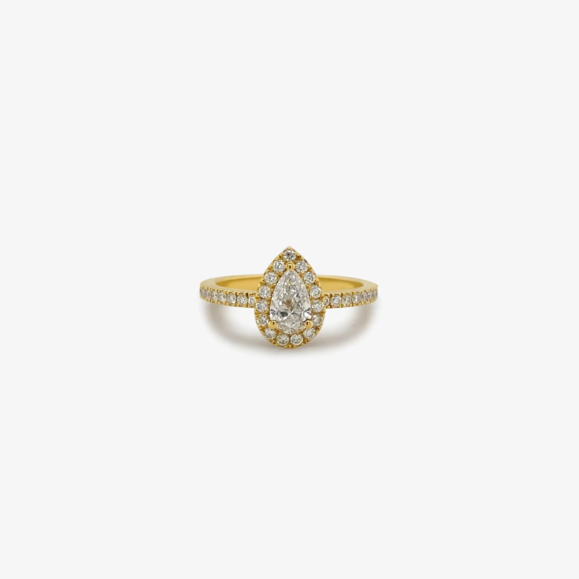 [CFDAB-R-GY-DIWIT-48-10018] Ring trio pear 