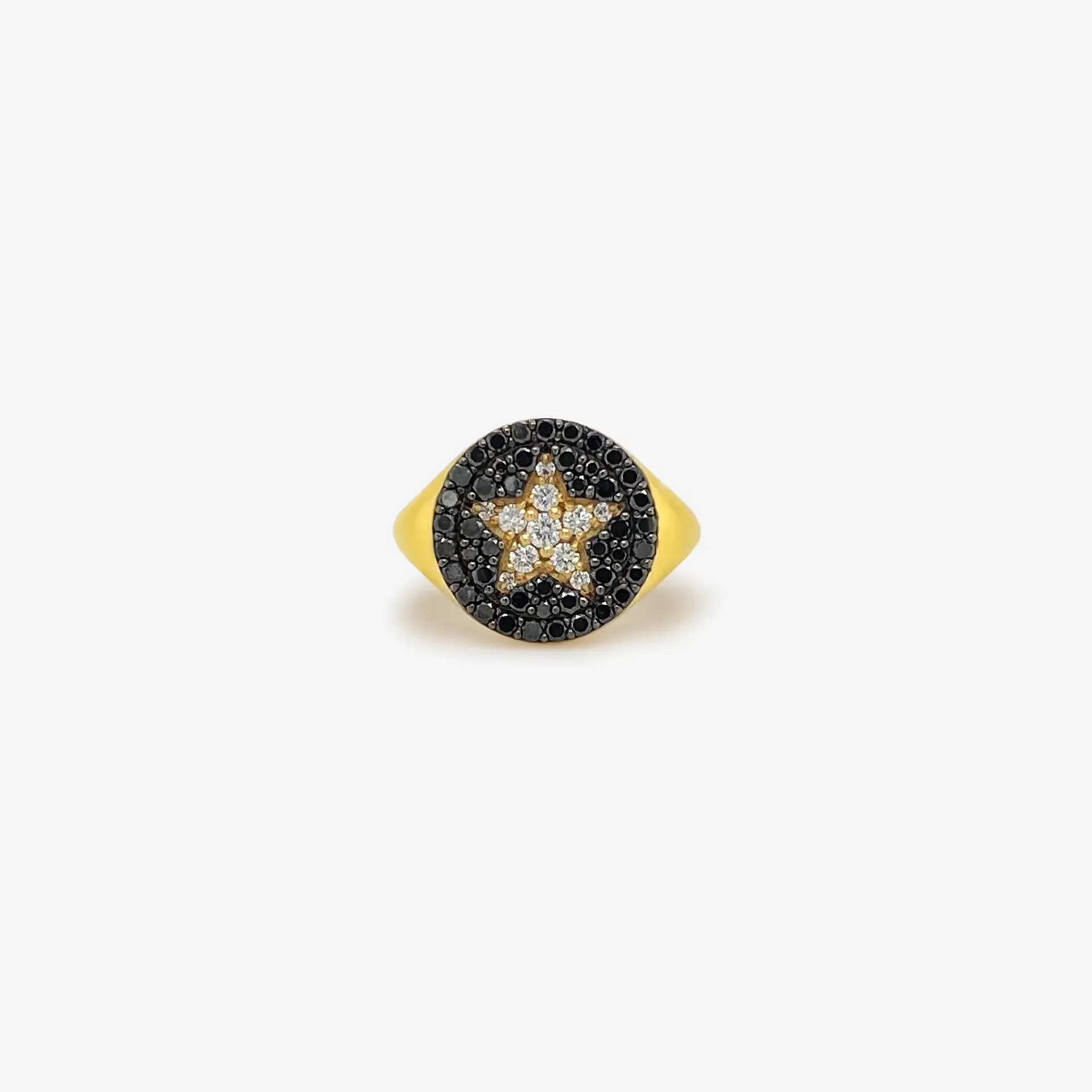 Ring large signet star 